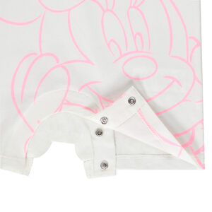 Combinaison courte en jersey cloqué print Minnie Disney pour bébé fille 