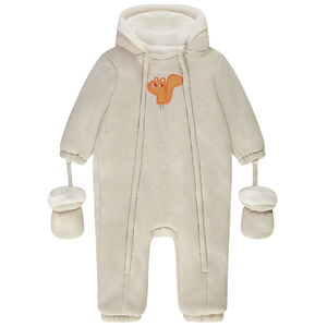 Combi-pilote patch écureuil pour bébé garçon avec finitions différentes selon l'âge 