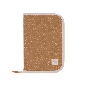 Protection de carnet de santé à pois Poppy Cannelle  