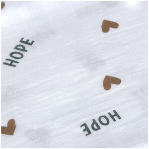 Lot de 3 langes 80 x 80 cm Happy Rascals Bleu ciel 