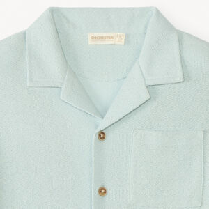Chemise manches courtes en jersey uni garçon 