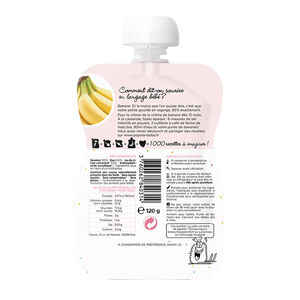Gourde à la banane bio - 120g 