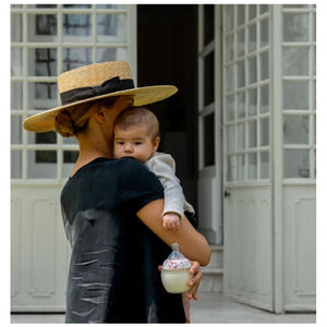 Biberon silicone 330ml Liberty Mimosa Field Pink  