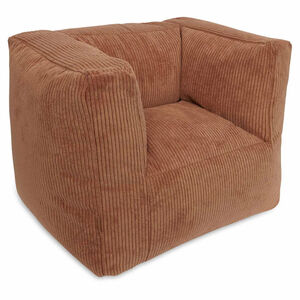 Fauteuil enfant velours cotelé Caramel 