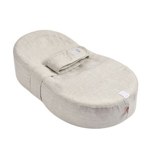 Coussin morphologique en lin Cocoonababy natural 