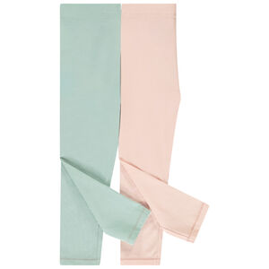 Lot de 2 caleçons longs unis pour bébé fille 