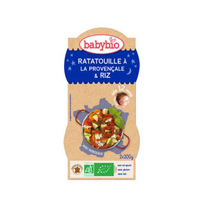 Bols de Ratatouille avec Riz et Basilic 2x200g 