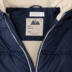 Doudoune matelassée doublée micropolaire pour garçon 