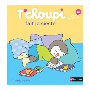 Livre T'choupi fait la sieste  