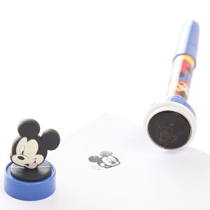 Stylo avec tampon Mickey 