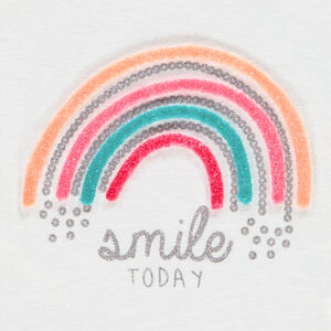 T-shirt manches longues print fantaisie pour enfant fille 