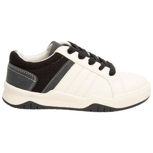 Baskets basses à lacets avec empiècements pour garçon 