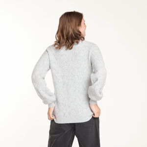 Pull de grossesse col V en tricot 