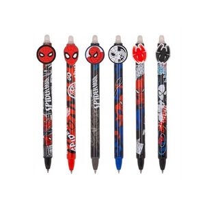 Stylo gel effaçable bleu Spider-Man Marvel (modèle aléatoire) 