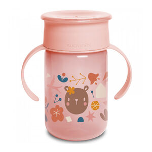 Tasse 360° 12+ mois 340 ml - Forêt Rose 
