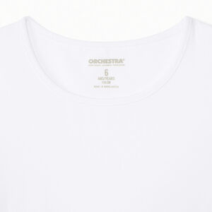 Lot de 3 t-shirts manches courtes unis blancs pour fille  