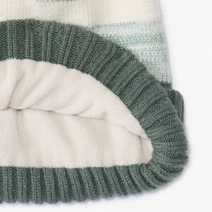 Bonnet à pompon en tricot pour garçon 