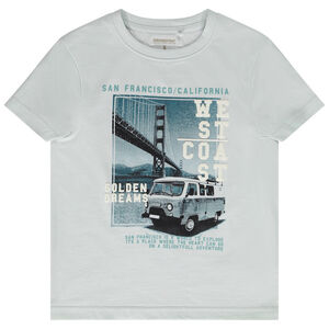 T-shirt manches courtes en jersey print fantaisie pour garçon 