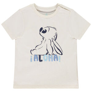 T-shirt manches courtes fantaisie Stitch Disney pour bébé garçon 