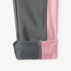 Legging fille effet colorblock 