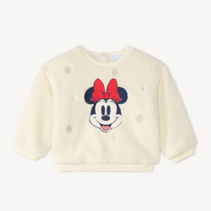 Sweat polaire oversize bébé fille Minnie Disney 