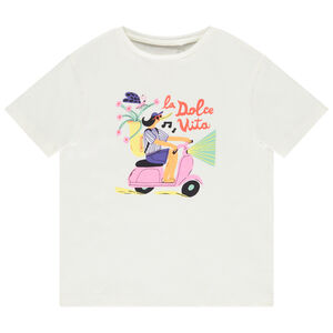 T-shirt manches courtes print Dolce Vita pour fille 