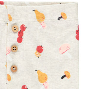 Legging en coton pour bébé fille à imprimé fantaisie 