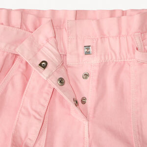 Short paperbag en denim pour fille 