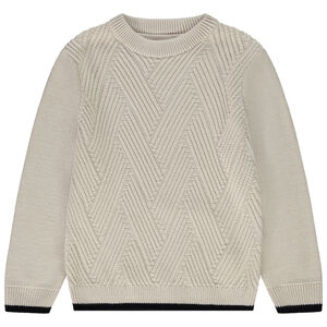 Pull en jacquard fantaisie pour garçon 