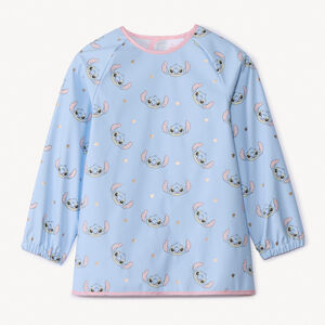 Tablier manches longues imprimé Stitch Disney pour fille 
