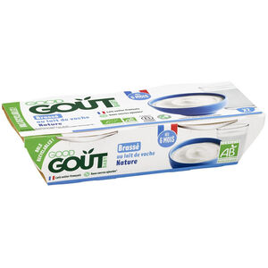 Lot de 2 brassés nature 100g 