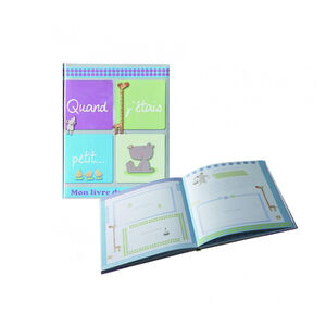 Livre de naissance Quand j’étais petit – Multicolore 