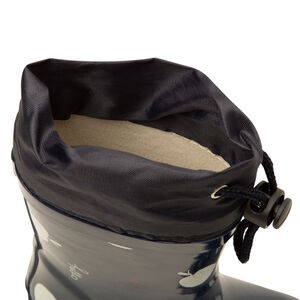 Bottes de pluie avec col imperméable imprimé pommes pour fille 