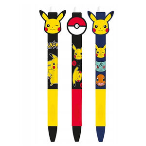 Stylo éffacable Pokemon- choix coloris aléatoire- 1pc 