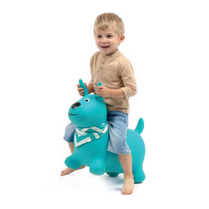 Mon chien sauteur bleu turquoise 