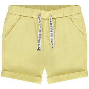 Bermuda en molleton uni pour bébé garçon 