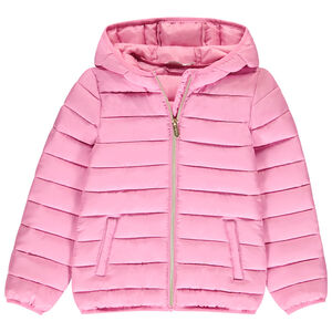 Doudoune légère unie à capuche pour fille 