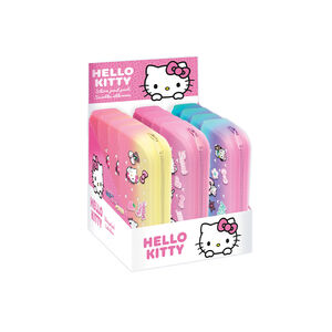Trousse en silicone Hello Kitty avec charms (modèle aléatoire) 