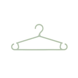 Lot de 6 cintres pour bébé - Vert 