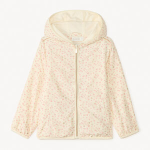 Coupe-vent imperméable à capuche motif léopard pour fille 