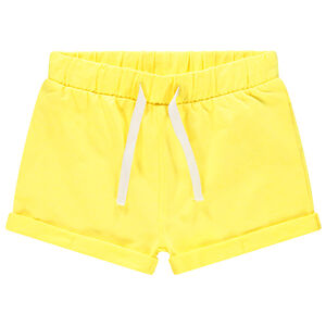 Short en molleton uni pour bébé fille 