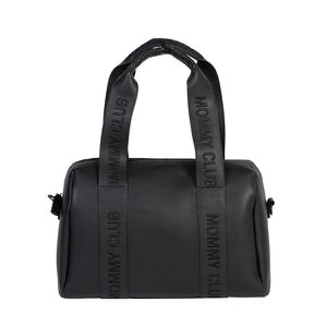 Sac à langer Mommy Club Signature en cuir vegan + tapis à langer noir 
