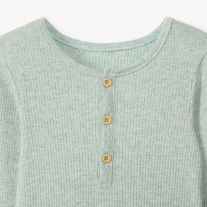 Lot de 3 bodies manches longues col tunisien pour bébé garçon  