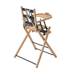 Chaise haute pliante Sarah hybride anthracite 