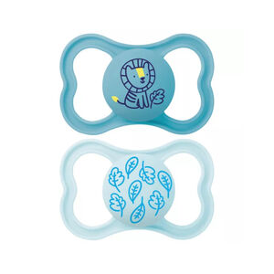 Lot de 2 sucettes silicone Suprême 6M+ (modèle aléatoire) 