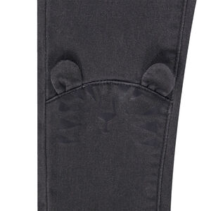 Jean uni print tigre et oreilles en relief pour bébé garçon 