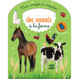 Livre Mon imagier à emporter Une journée à la ferme 