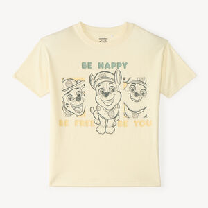 T-shirt manches courtes print Pat'Patrouille pour garçon 