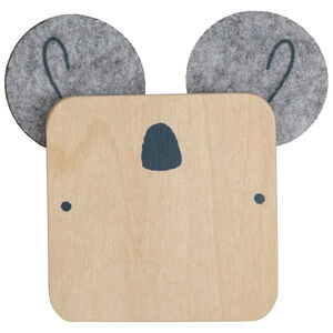 Patère forme koala 