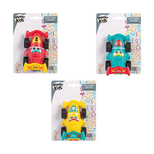 Voiture de course à friction esprit cartoon (coloris aléatoire) 